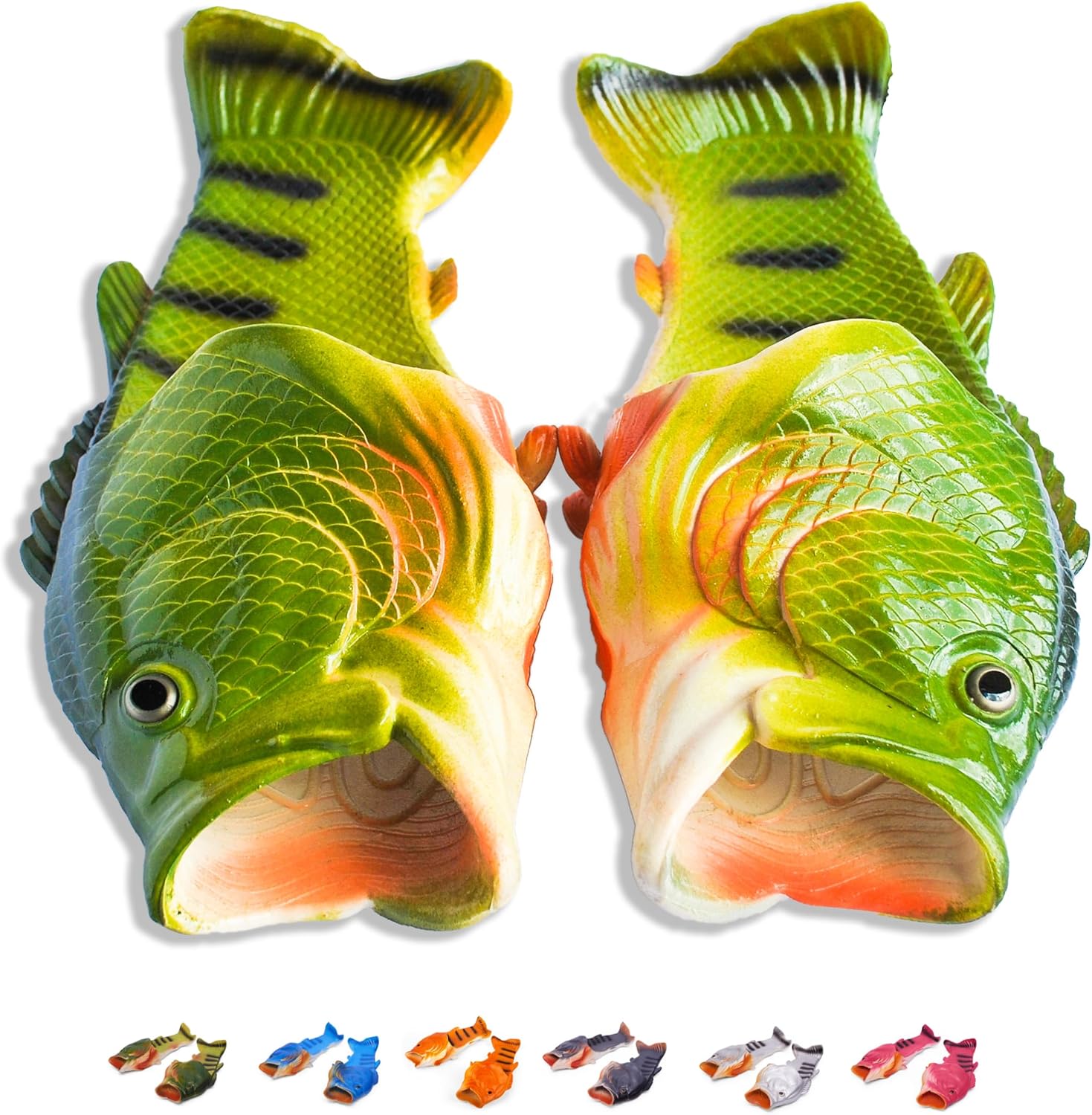 Coddies Chanclas de Pescado, Zapatilla Unisex Adulto